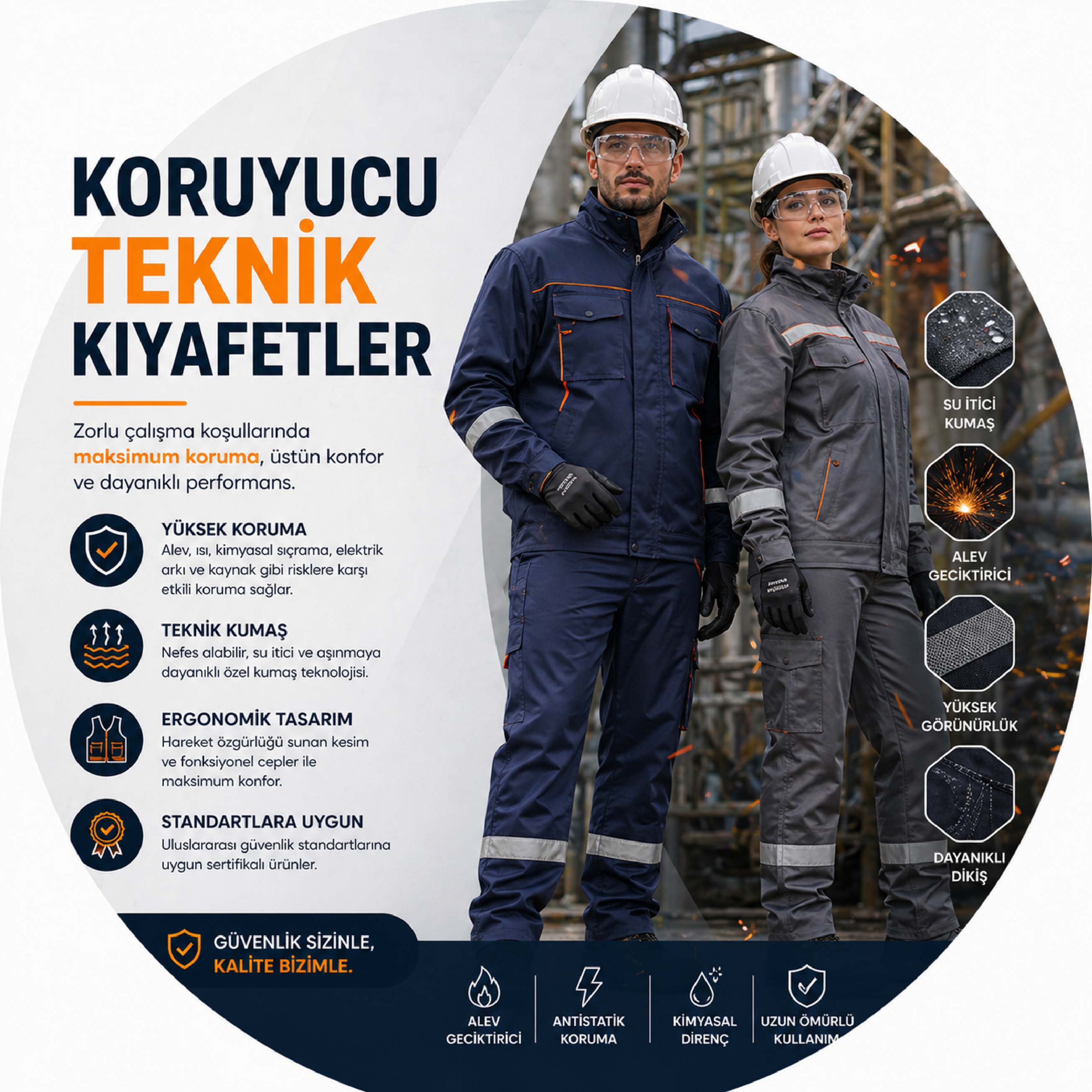 Koruyucu Teknik Kıyafetler